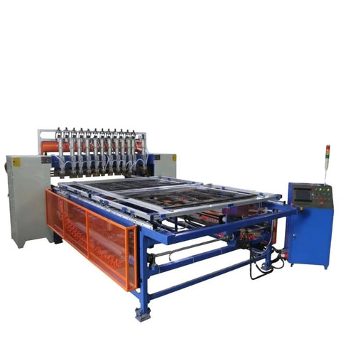 Fully Automatic Wire Mesh Welding Machine For Construction Wirecloth, Electric Welded Mesh Panel Equipment with control panel