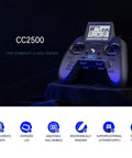 Dope Hall Handle FPV Remote Control For Drones 2.4GHz 16CH Transmitter with LCD screen on black pedestal