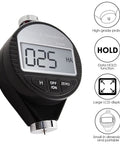 Digital Shore A Hardness Tester Durometer 0 To 100HA Portable With Large LCD Display Surface Hardness Checker for Tire Plastic Leather Wax ISO 868 Certified