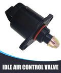 Black Automotive Stepper Motor Idle Air Control Valve IAC For Stable Idle Fast Response Fuel Efficiency Emissions Cut Replacement