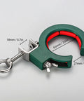 Three Piece 65mm Cable Laying Auxiliary Tool Kit Green Built For Handy Cable Tray Setup And Easy Repositioning No Extra Tools Needed With Rolling Axle Design For Flexible Wire Guide Direction Change, green cable guide with screw clamp