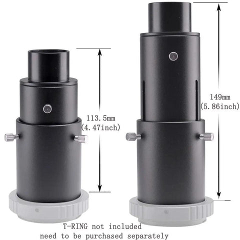 Pro Grade Variable Extension Telescope Camera Adapter for SLR Cameras and Telescopes, 38mm Eyepiece, Adjustable Tube Length