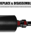 Close-up of Core Drill Bit Adapter 1-1/4 in 7 UNC Male to SDS Plus Shank Conversion showing replace and disassemble feature.