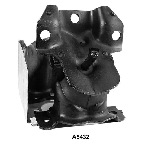 Engine Mount And Transmission Mount Kit For Yukon Tahoe Silverado Sierra 07 To 13 Front Left And Right Engine Mounts Plus Rear Transmission Mount Fits Chevy GMC Trucks 1500 2500 3500, black steel mount
