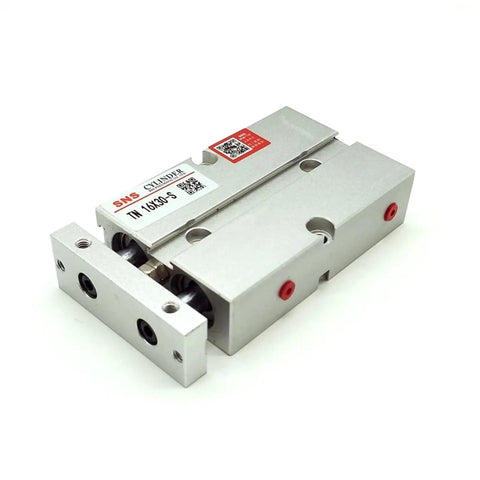 No Fuss Twin Rod Pneumatic Air Cylinder With Built In Magnetic Sensor 16mm Bore 30mm Stroke Hard Working Linear Actuator For Auto Shop Rigs And Production Lines