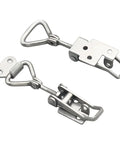 Dope Adjustable Toggle Corner Closure Latch With Keyhole For Tight Fits On Cabinet Doors Boxes And Window Covers Keeps Everything Locked Down Secure stainless steel