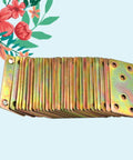 Heavy Duty 180 Degree Shelf Brackets Iron Corner Supports for Wall Mounted Shelving in Home or Office, stacked view