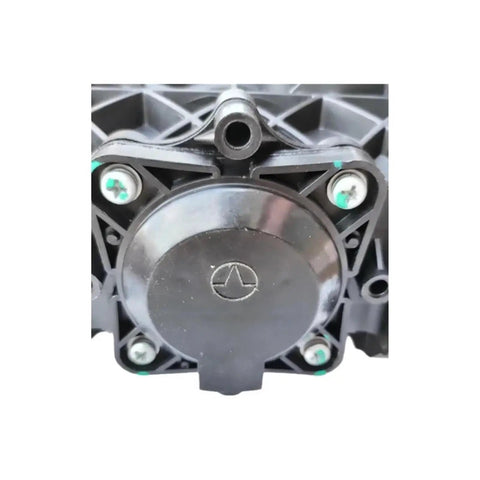 Close-up view of a Heavy Duty Electric Vacuum Pump For Brake Booster and Hydraulic Assist System compatible with BYD vehicles.