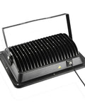 300W LED Flood Light Outdoor with black aluminum housing and power cable, part of a 10 Pack 3200K Warm White Security Yard Lamp.