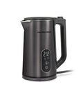 Digital Temperature Control Electric Tea Kettle 1.7L Fast Boil 1500W with 5 Presets Keep Warm BPA Free Double Wall Stainless Steel Cordless Black