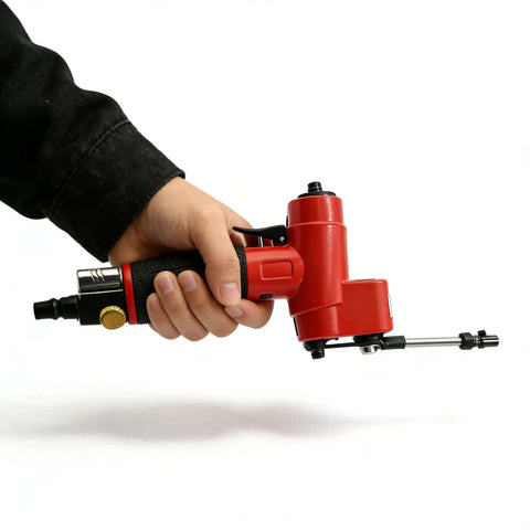 90 Degree Pneumatic Polisher Kit With Reciprocating Air Grinder Sander And 5 Rubber Buffing Heads for precision metal polishing