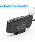 Optical Fiber Amplifier Sensor Photoelectric Switch With NPN PNP Outputs NO NC Adjustable High Sensitivity BS P22
