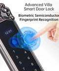 Slick Smart Fingerprint Door Lock Offering Dead Simple Keyless Entry And Hella Secure Password Backup With App Tracking Visitor Logs And No Sweat Setup For Modern Households