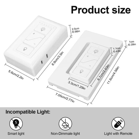 Knockout Smart Plug In Dimmer Switch For Table Lamps With 2Dot4Ghz Wireless Control Talks Right Up To Alexa For Smooth Adjustment of size dimensions.