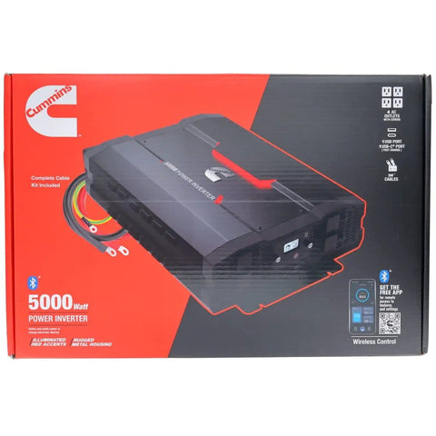 5000 Watts Modified Sine Wave Inverter For Trucks And RVs, 12V DC To 110V AC Power Converter packaging