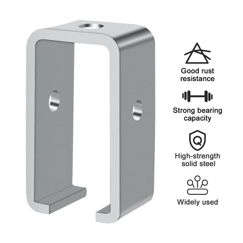 Ten Pack Strut Channel Trolley Track Hanger Brackets For Unistrut P1834EG shown with features like rust resistance and strong bearing capacity