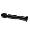 Black Paper Bead Roller with four interchangeable stainless slotted tips, four inch roller and half inch handle for DIY jewelry crafts
