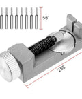 All Metal Watch Link Remover Kit With 10 Extra Pins For Quick Pin Removal And Band Sizing Durable Watch Band Tool For Metal Straps
