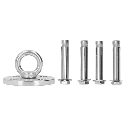 304 Stainless Steel Ceiling Mount Hook For Hammocks And Swings, Beefy 500Kg Load Capacity, Anti Rust Hanging Hardware For Aerial Yoga, Yoga Hammock And Outdoor Swing Mount DG-08, with M14 plate and bolts