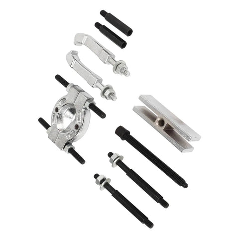 Heavy Duty Hub Shaft Puller Set With Convertible Jaws And Bearing Separator Tools For Removing Small Wheel Bearings From Front Rear Hubs Plus Pinion Gears And Axle Drive Shafts Helping You Save Big Money On Car Fixes While Skipping Shop Fees, metal puller parts