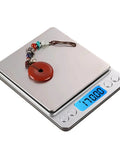 Dead On Accurate Kitchen Scale 500g 0.01g Digital Food Scale with jewelry, backlit LCD, tare function, stainless steel design