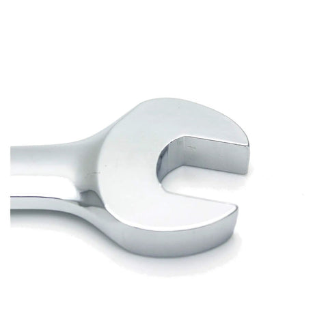Close-up of the open end of a 32mm Ratchet Wrench Set 32Mm Metric Spanner Kit, High Torque Combination Wrench For Home Repairs.