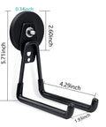 Heavy Duty Magnetic Hooks For Garage And Shop With Rubber Coated Base Anti Slip Grip 22 Lb Pull 2.59 Inch Magnetic Base view