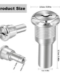 Universal Vending Machine Key Lock With Cylinder Lock For Storage Units Durable Metal Tubular Lock Includes 2 Keys diagram