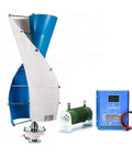 3000W Wind Turbine Generator Kit For Off Grid Power 12V 24V 48V 96V 120V Three Phase Maglev Breeze Start Vertical Axis Windmill