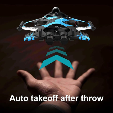 Hand launching Kid Friendly RC Plane With Built In Controller Screen No Phone Needed Fighter Jet Drone Auto Hover