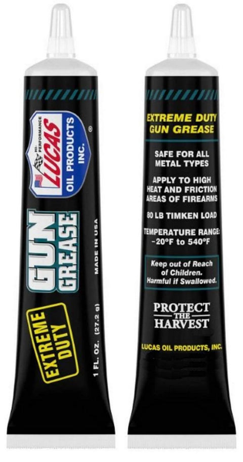 Extreme Duty Gun Oil And Grease Kit With Needle Oiler For Guns 1oz Oil And 1oz Grease Made In USA Heavy Duty Lubricant shown