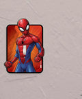 Spider Man Embossed Metal Light Switch Plate Decor For Bedroom And Man Cave Licensed Marvel Gear Durable Embossed Wall Switch Cover With Dope Hero Artwork featuring Spider-Man on red background.