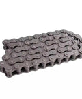 Top Notch 1 Meter 08B Precision Roller Chain Short Pitch for machinery repairs on a white background.