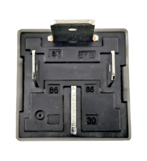 Bottom view of Two Pack 70A 12V DC SPST Relay 4 Pin For Ford F150 RAM 1500 Silverado Heavy Duty Direct OEM Replacement Plug And Play