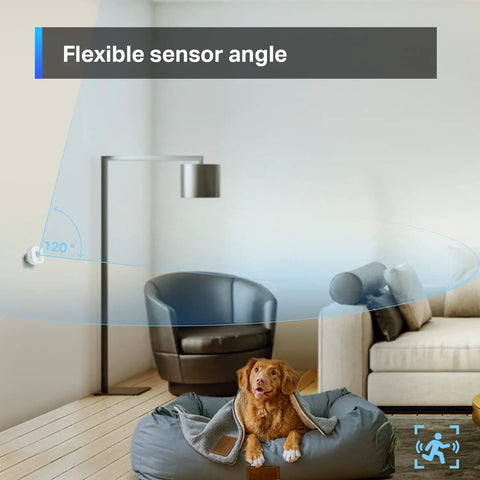 Must Have Tapo Motion Sensor With Long Battery Life And Real Time Alerts Requires Tapo Hub H100 Sub 1G Low Power Wireless in living room