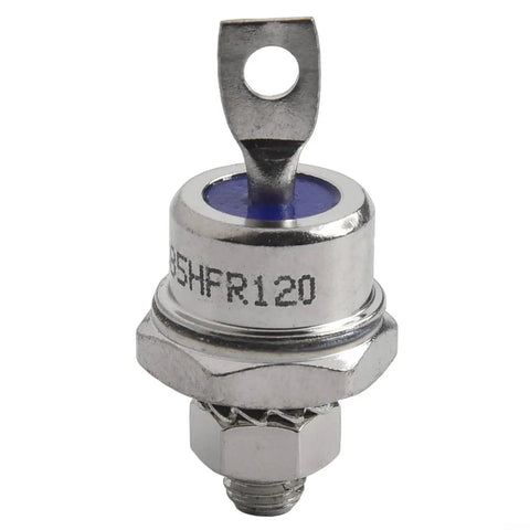 Top Shelf 85 Amp 1200 Volt Stud Mount Diode For Welding Rigs And Industrial Power Converters featuring a rugged 6mm screw.