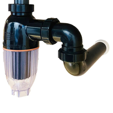 No Mess Money Saving P Trap 2 Pack In Black And Transparent Easy To Install Under Sink Plumbing Upgrade