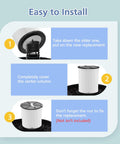 VF4000 Replacement Vacuum Filter 2 Pack For Wet Dry Vacs easy installation guide in steps with visual instructions