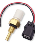 Honda Engine Coolant Temperature Sensor With Connector Fits Accord Civic CRV Odyssey Pilot Ridgeline Fit Insight CRZ And More, brass threaded tip
