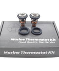 2 Pack Outboard Thermostats For Mercury Marine 135 To 200 HP Outboard Motors Replacement kit on box