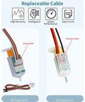 Comparison of detachable and undetachable cables in Upgraded 3D Touch V3.2 Auto Bed Leveling Sensor Kit With 4 Mounts