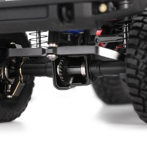 24T And 12T 6G Alloy Steel Helical Gear Set For 1/18 TRX4M Front And Rear Axles 2 Pieces Beefed Up Upgrade For Smoother Quieter More Durable RC Crawler Drivetrain