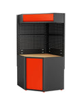 Built For The Grind Heavy Duty Rolling Cabinet With Smooth Glide Casters For Shop Floor And Home Garage Storage Cold Rolled Steel Parts Sorting Drawer Organizer corner storage cabinet with pegboard sides