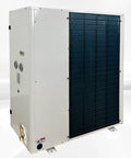 Pro Grade 6HP Walk In Refrigerator Cooling Kit With Box Type Condenser and Evaporator Air Cooler side view with robust design.