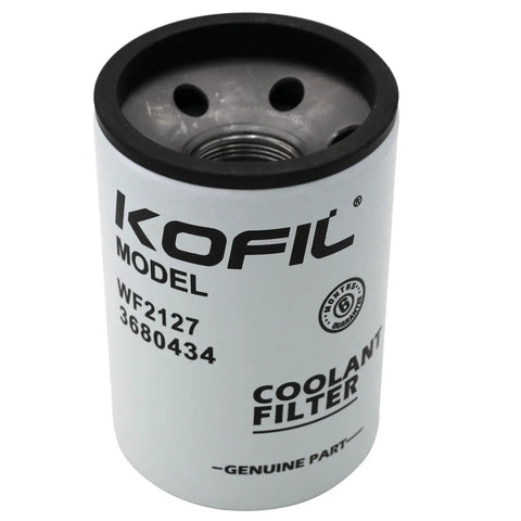 Heavy Duty Coolant Filter For Cummins Isx Isx12 Isx15 And X15 Engines, compact size, model WF2127, designed for easy installation.