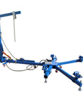 Car Frame Corrector And Straightener Puller, 10 Ton Hydraulic Frame Repair Tool For Auto Body Restoration, blue frame