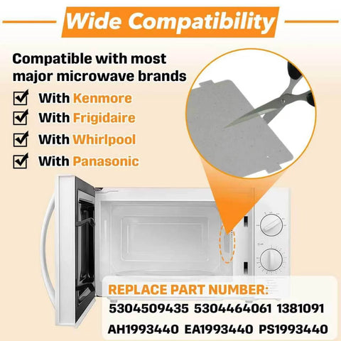 20 Pack Microwave Waveguide Cover Mica Plates Sheets Set, compatible with Kenmore, Frigidaire, Whirlpool, Panasonic brands.