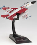 F-2B Diecast Fighter Plane Model 1/100 With True To Scale Detailing 60th Anniversary Edition 2015 on display stand
