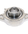 25.4mm Stainless Steel 2 Bolt Flange Bearing Units With Setscrew Badass Durability For Farming And Factory Rig Waterproof Coating Stops Rust No Sweat In Rainy Weather Abec 7 Precision Smooth Operator Built To Handle Forklift Roller Masts Heavy Load, stainless steel flange bearing