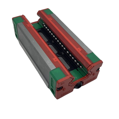 Beefy Linear Guide Rail Kit For HGH20 Series with carriage block, bearings, and slider guideway showcasing 4-way equal load design.